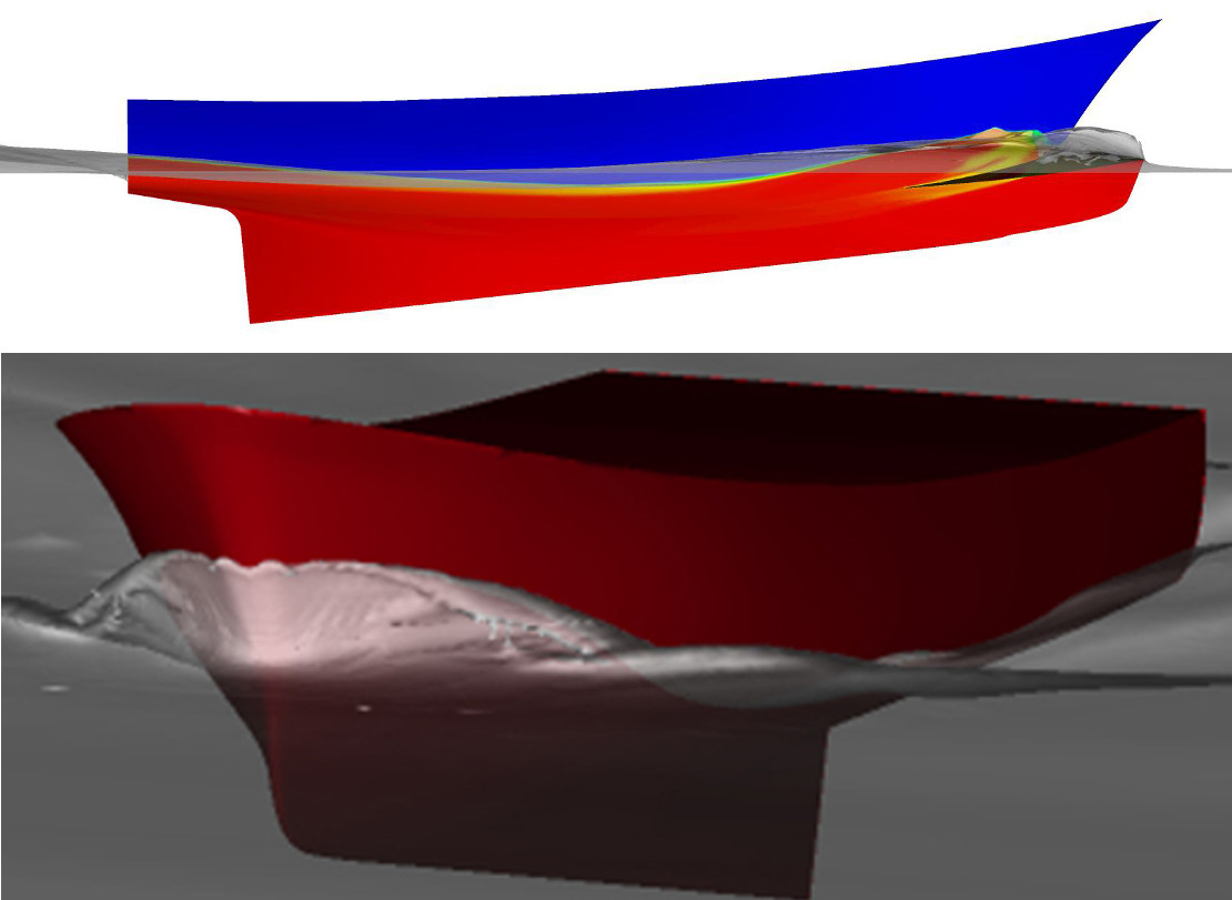 Chalutier optimisation carene CFD